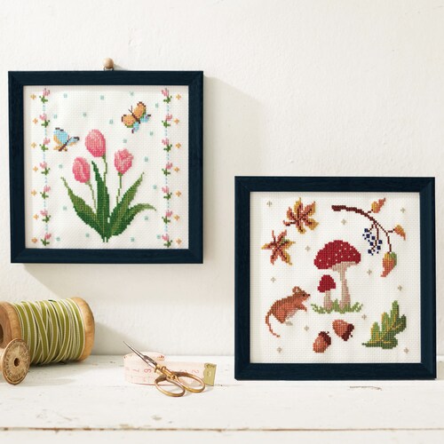 【定期お届け】 彩葉・季節を彩るクロスステッチ手作りキット ：12回シリーズ