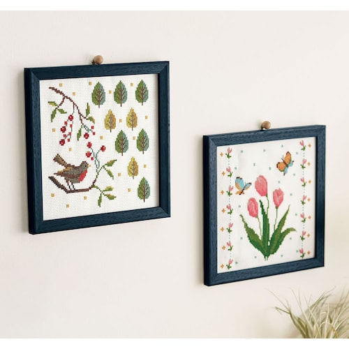 彩葉・季節を彩るクロスステッチ手作りキット