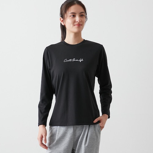 リサイクルポリエステル 長袖Tシャツ