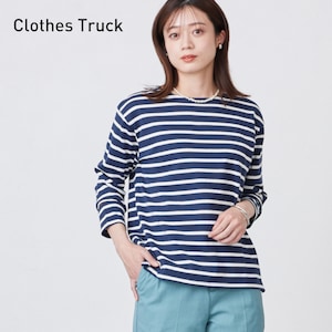 【クローズトラック/CLOTHES TRUCK】綿素材長袖Tシャツ