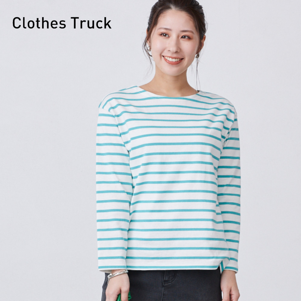 【クローズトラック/CLOTHES TRUCK】綿素材長袖Tシャツ