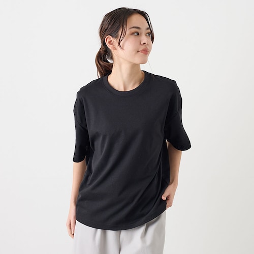 裏メッシュドロップショルダー半袖Ｔシャツ