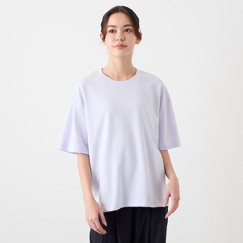 裏メッシュドロップショルダー半袖Ｔシャツ