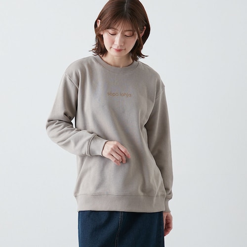 プチロゴプリント裏毛カットソー