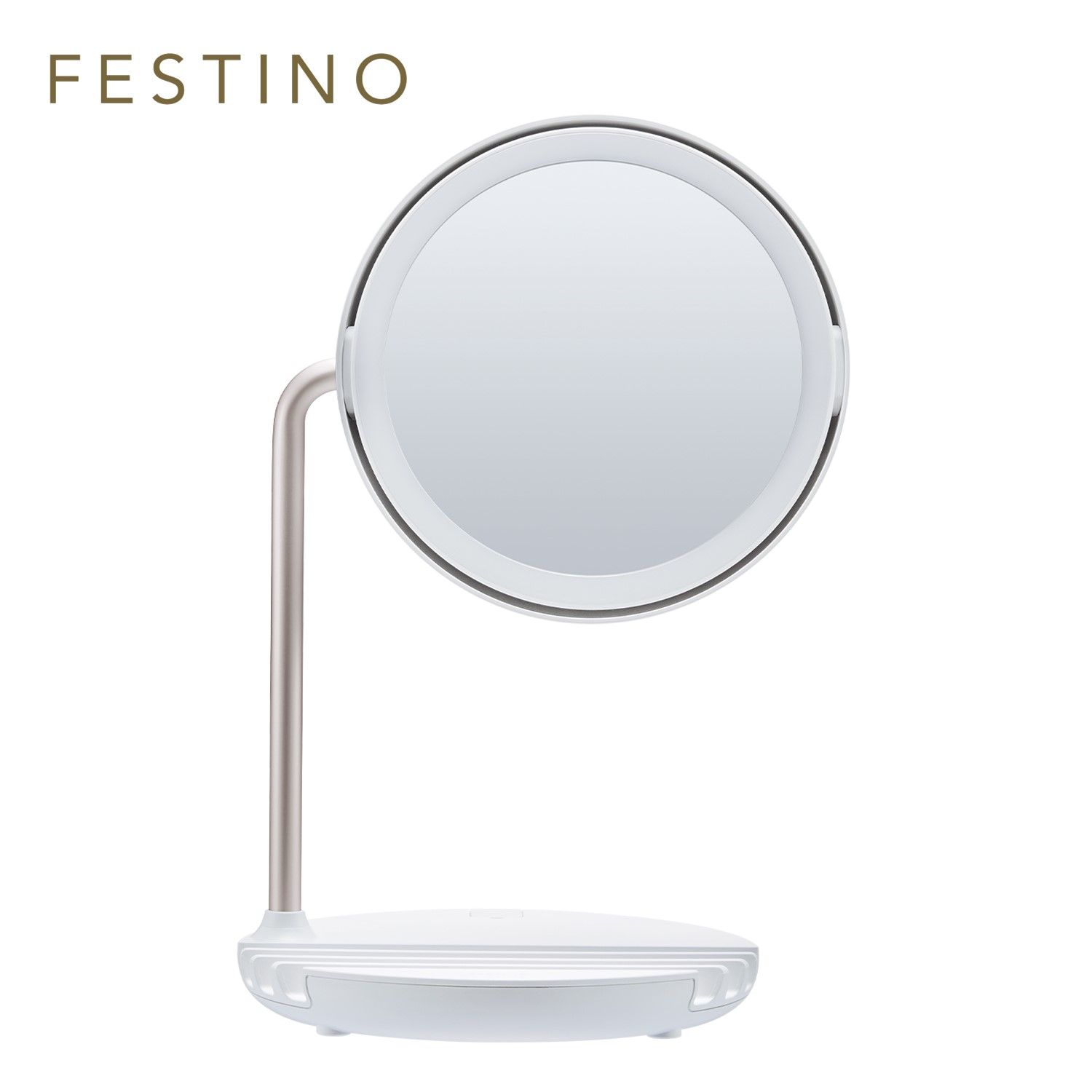 【フェスティノ/FESTINO】充電式LED ファンミラー