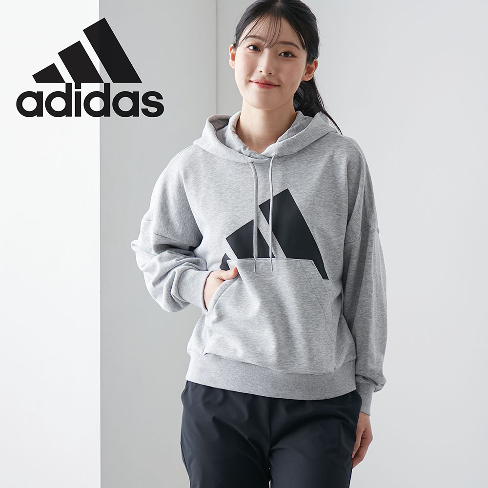 【アディダス/adidas】W ESS BLスウェットフードプルオーバー 【アディダス/adidas】W ESS BLスウェットフードプルオーバー