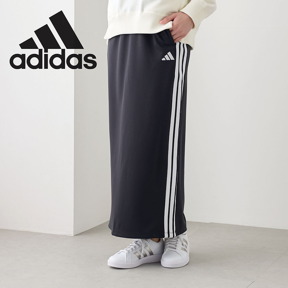 【アディダス/adidas】W MH 3S KN Iラインスカート 【アディダス/adidas】W MH 3S KN Iラインスカート