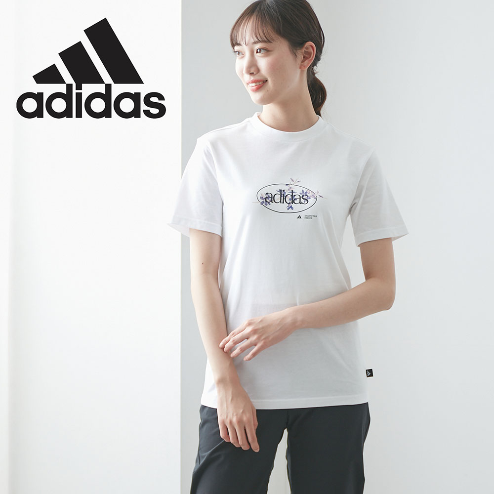 【アディダス/adidas】W FLORAL半袖Tシャツ 【アディダス/adidas】W FLORAL半袖Tシャツ