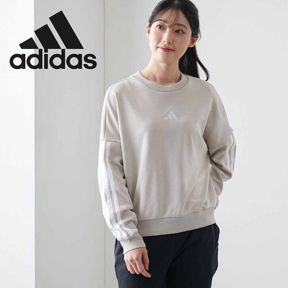【アディダス/adidas】W ESS 3STクルースウェットプルオーバー