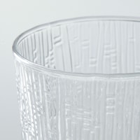 氷そのものをグラスにしたような表面のレリーフ模様