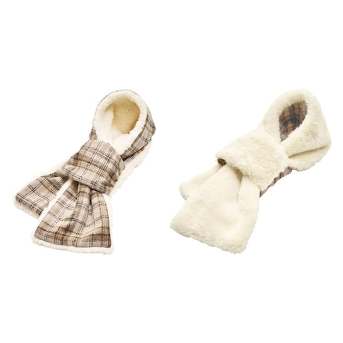 通すだけ2wayリバーシブルマフラー 【防寒対策】