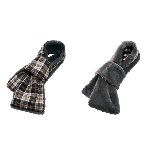 通すだけ2wayリバーシブルマフラー 【防寒対策】