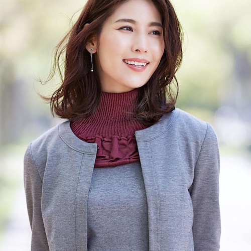 しっとりシルクネックカバー 【防寒対策】