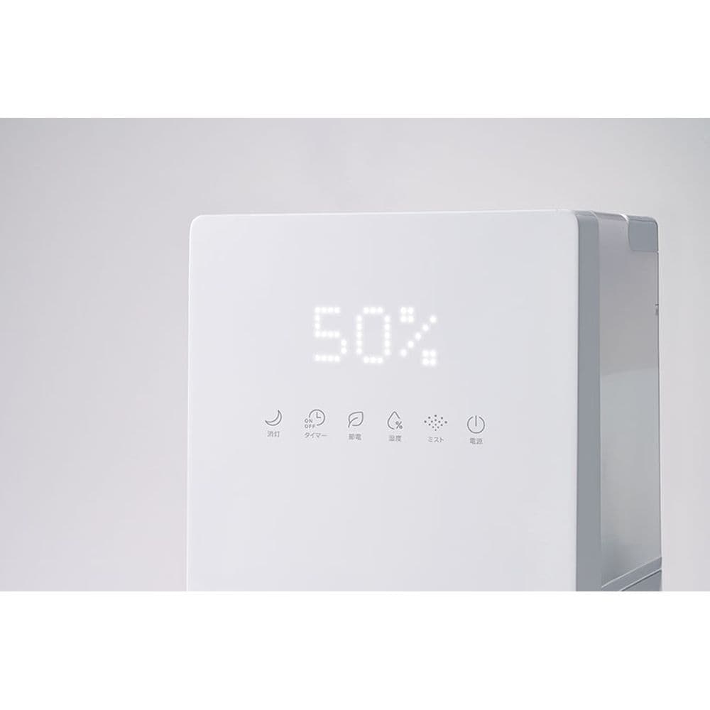 新品11畳ハイブリッド加湿器 スクエアミスト 湿度コントロール機能付きハイブリッド加湿器「スクエアミスト