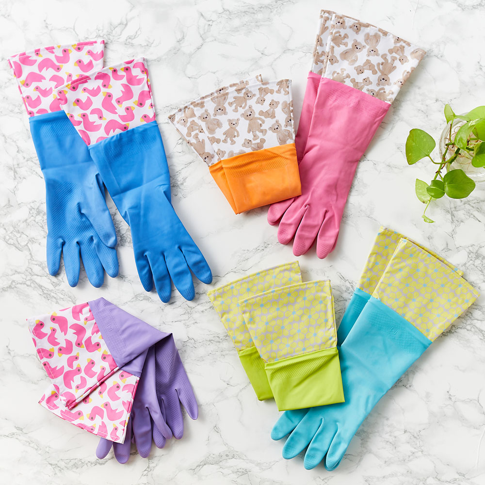 【ベルメゾン】ロンググローブ 2色セット 【ゴム手袋】