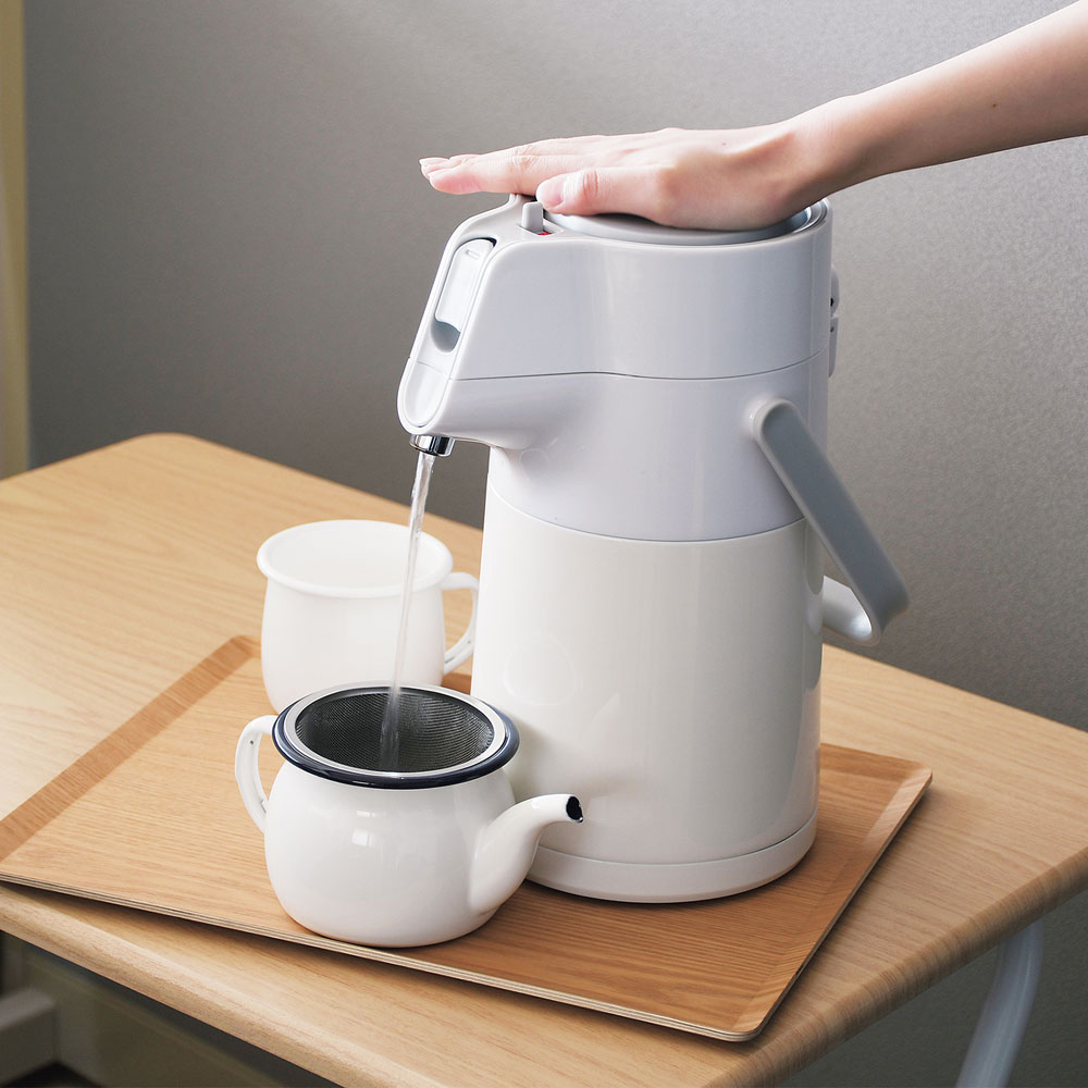 【ベルメゾン】エコステージ ステンレスエアーポット 【ベルメゾン】エコステージ ステンレスエアーポット