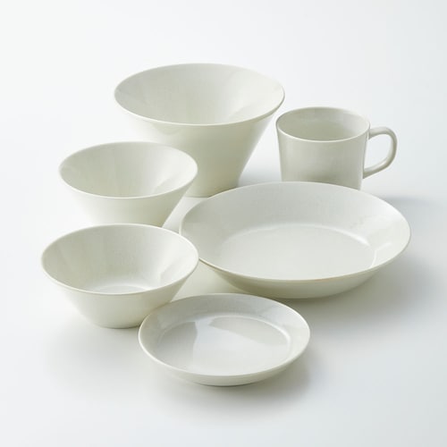 【美濃焼】シンプルで使いやすい食器６点セット 【レンジ・食洗機対応】