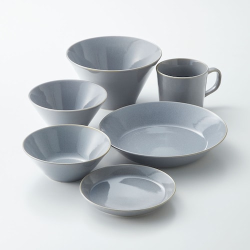 【美濃焼】シンプルで使いやすい食器６点セット 【レンジ・食洗機対応】