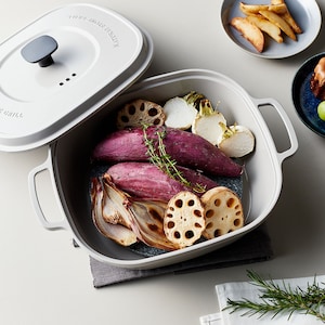 【ベルメゾン】大人の石焼芋 ナチュラルストーングリル【天然角閃石の遠赤外線効果でふっくら】