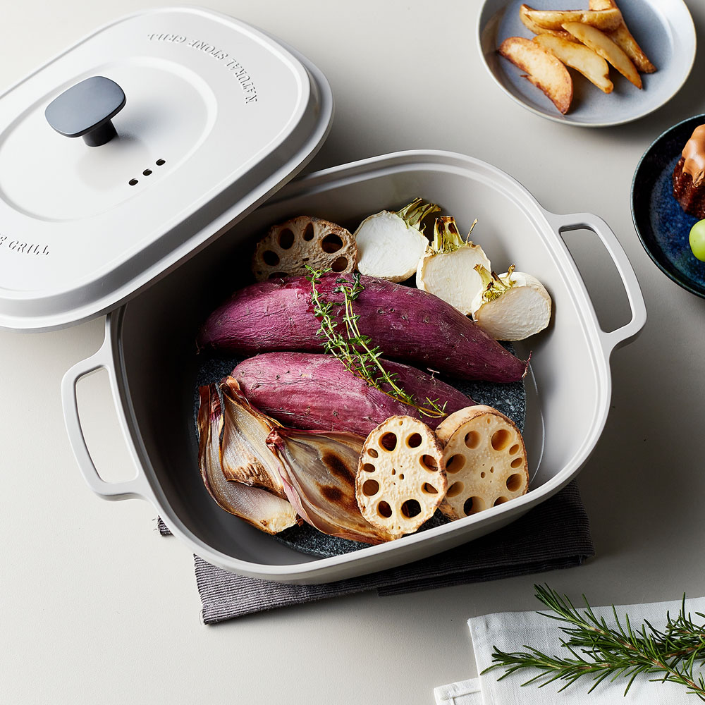 【ベルメゾン】大人の石焼芋 ナチュラルストーングリル【天然角閃石の遠赤外線効果でふっくら】 【ベルメゾン】大人の石焼芋 ナチュラルストーングリル【天然角閃石の遠赤外線効果でふっくら】