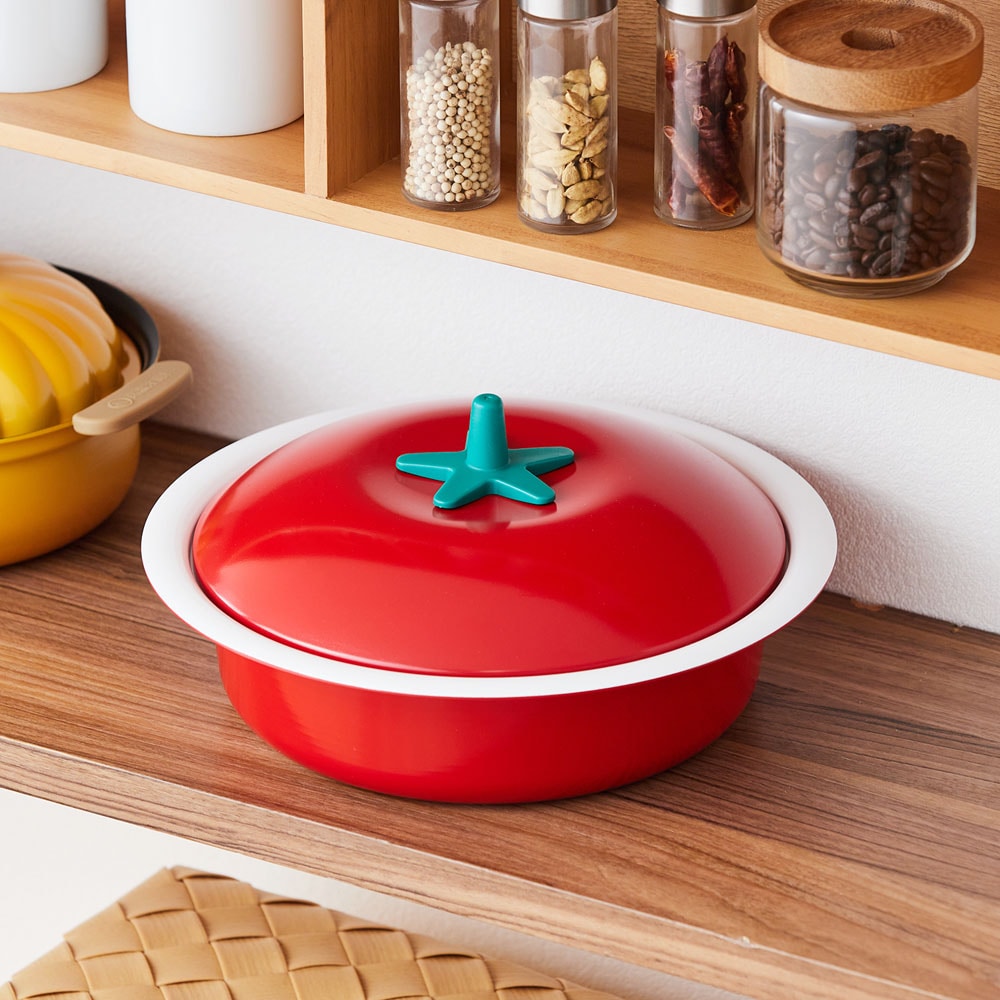 IH対応】野菜モチーフの軽い卓上鍋＜24cm＞【セラミック加工】｜通販の