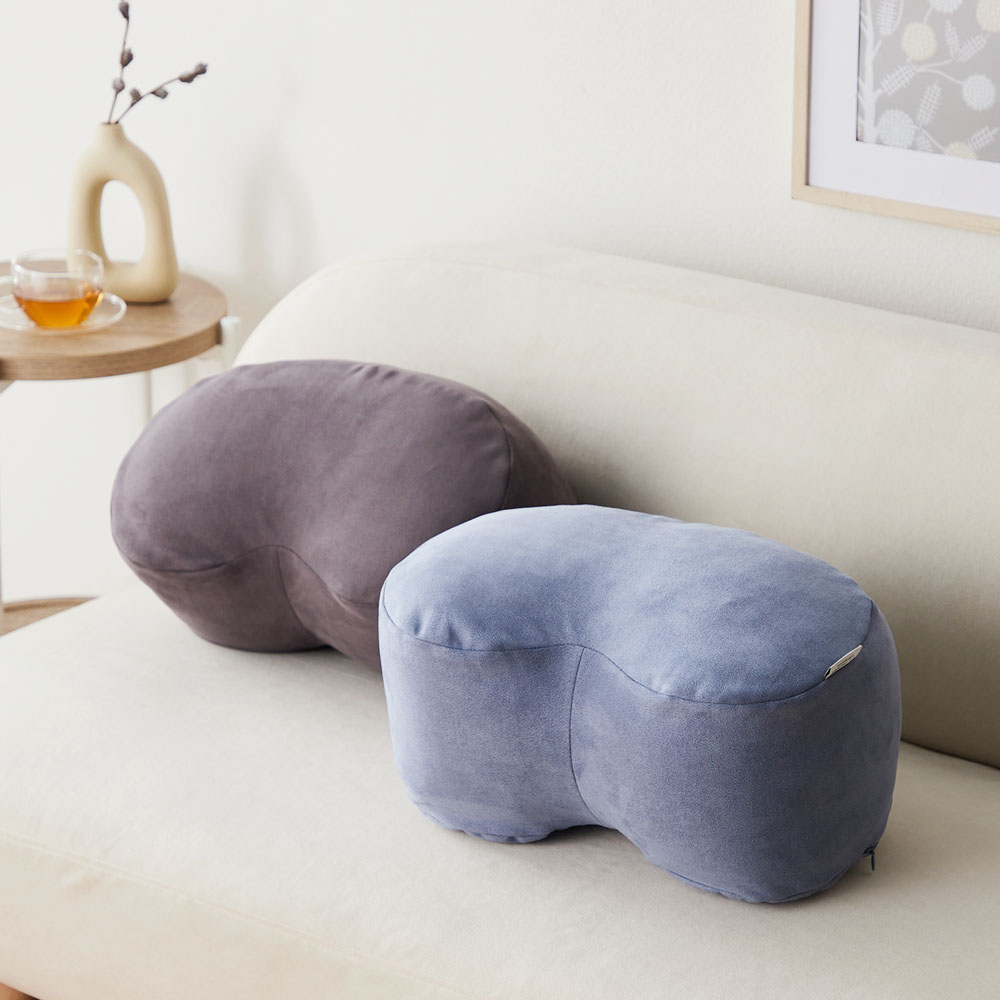 【ベルメゾン】3通りの置き方ができる寝っ転がりクッション