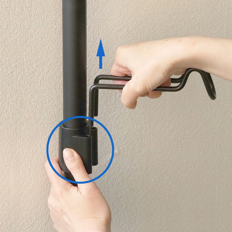 工具いらずで簡単調整