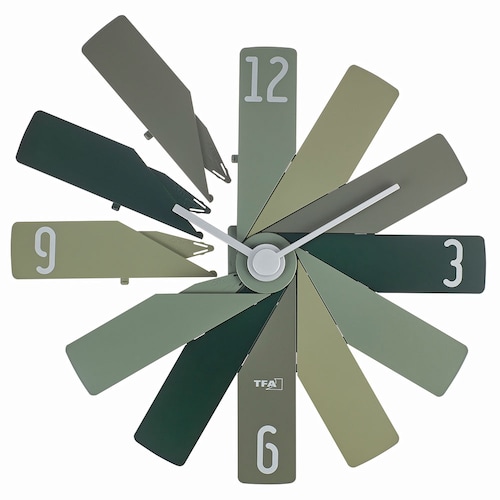 12枚の羽根がオシャレなデザイナーズクロック CLOCK IN THE BOX【壁掛け時計】 【壁掛け時計】