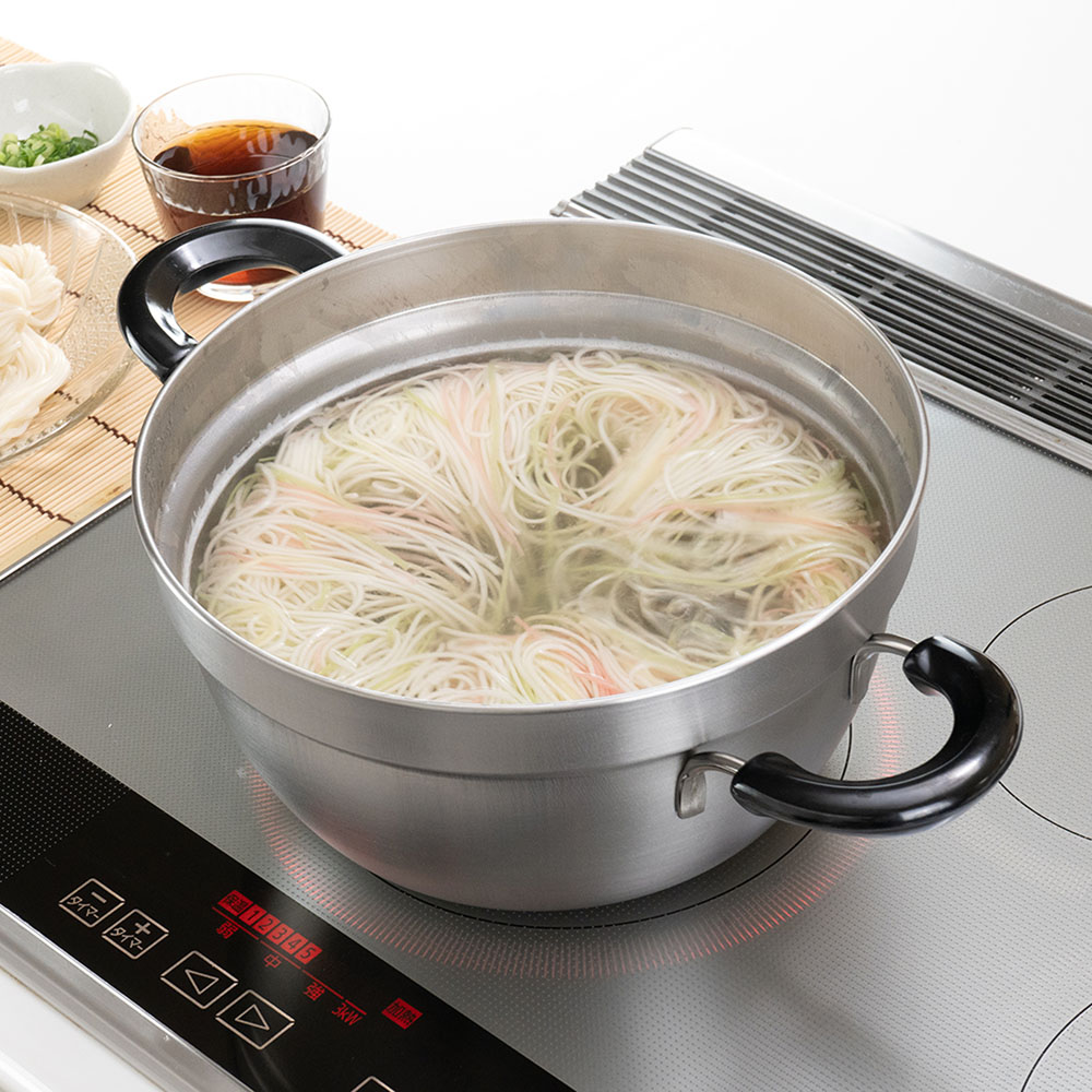 【ベルメゾン】燕三条製 ふきこぼれにくい鍋 【IH/ガス火対応】