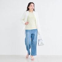 モデル身長160cm／M（クリアイエロー）