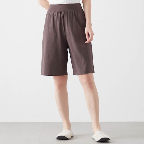 【新色追加】 サラッと快適・綿混ルームハーフパンツ【吸水速乾】