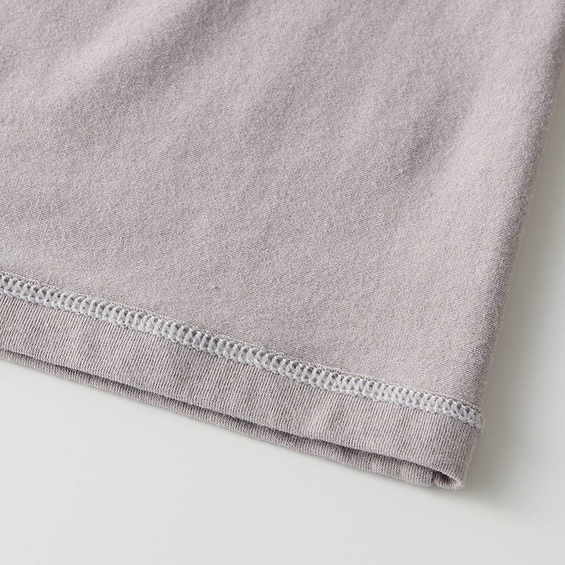 やわらかい糸を使用することで、さらにやさしい肌あたりに