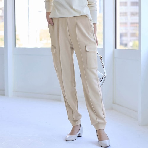 オンオフ決まる大人ストレッチカーゴパンツ【毛玉になりにくい】
