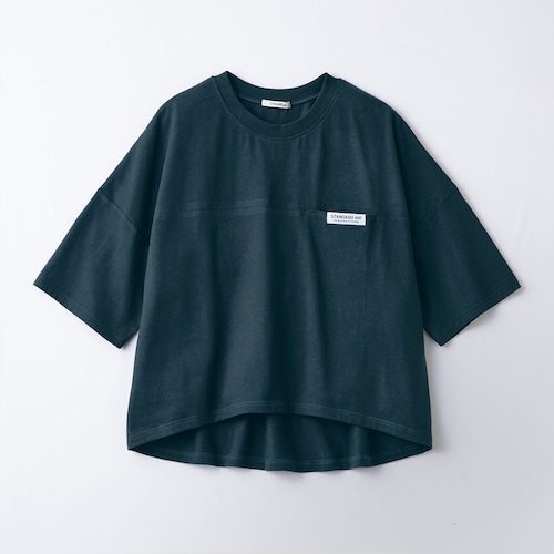 シームポケット付き綿素材ハーフスリーブＴシャツ 【子供服 半袖】