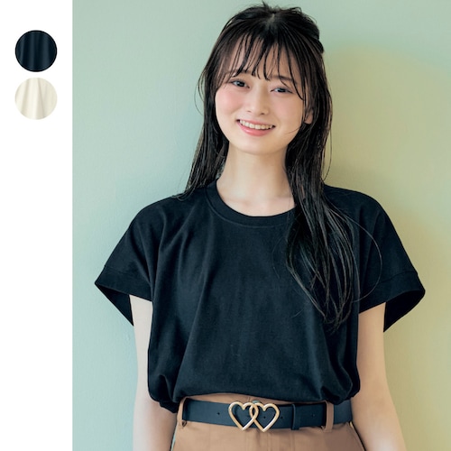 デザインカット綿素材半袖Ｔシャツ 【子供服】
