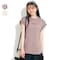 なめらかタッチリブ切替え綿素材フレンチスリーブＴシャツ 【子供服 半袖】