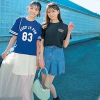 左)ブルー／161cm・J-M、右)スミクロ／160cm・J-M