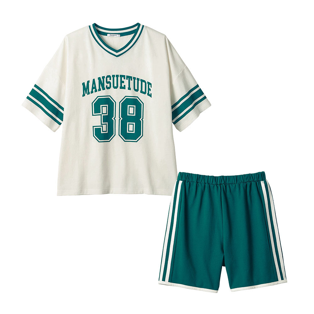 【パペル ラピス/Papel lapiz】ドライライン入り綿素材半袖パジャマ 【子供パジャマ】 【パペル ラピス/Papel lapiz】ドライライン入り綿素材半袖パジャマ 【子供パジャマ】