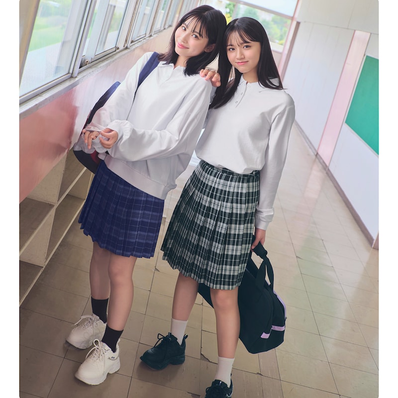 左)158cm・J-M、右)ホワイト／160cm・J-M