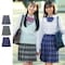 標準服にも使える！チェック柄プリーツスカート 【子供服】