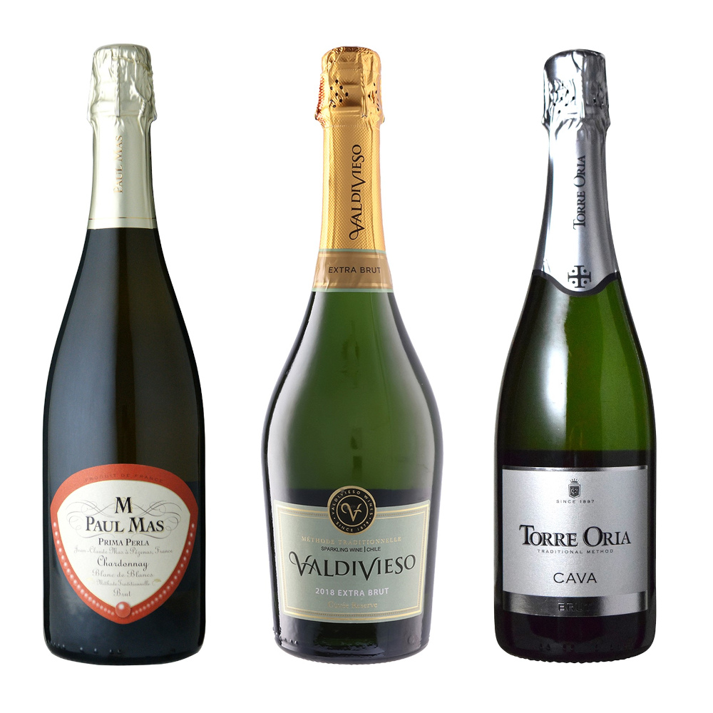 【ベルメゾン】【お中元・おとりよせ】 瓶内二次発酵製法プレミアムスパークリングワイン3本