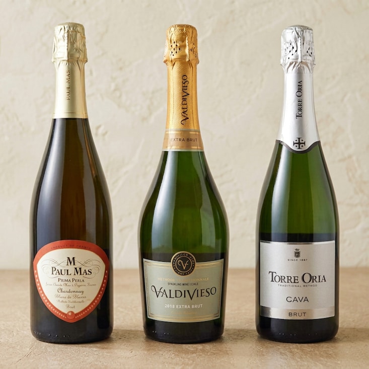 瓶内二次発酵製法プレミアムスパークリングワイン3本