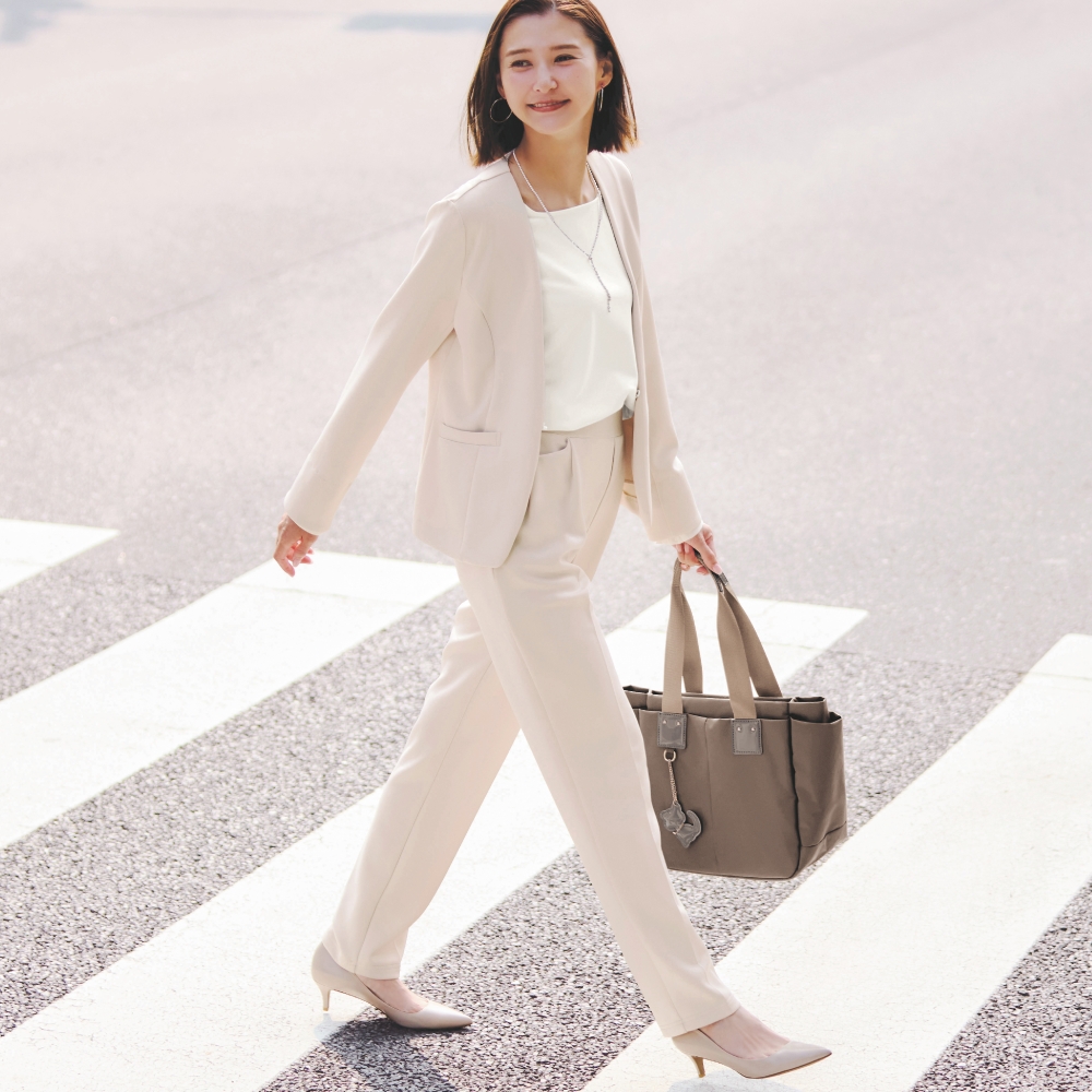 ベルメゾン・座(THE)セットアップスーツ(丈が選べる) 【入卒・通勤】