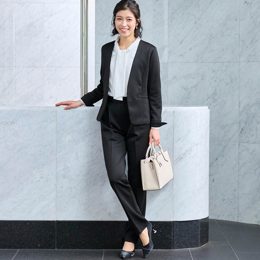 ベルメゾン・座(THE)セットアップスーツ(丈が選べる) 【入卒・通勤】座(THE)パンツ ベルメゾン・座(THE)セットアップスーツ(丈が選べる) 【入卒・通勤】座(THE)パンツ