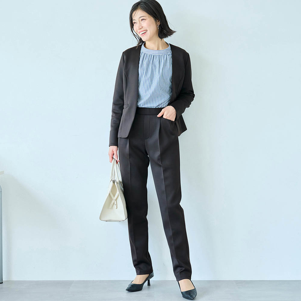 ベルメゾン・座(THE)セットアップスーツ(丈が選べる) 【入卒・通勤】 ベルメゾン・座(THE)セットアップスーツ(丈が選べる) 【入卒・通勤】