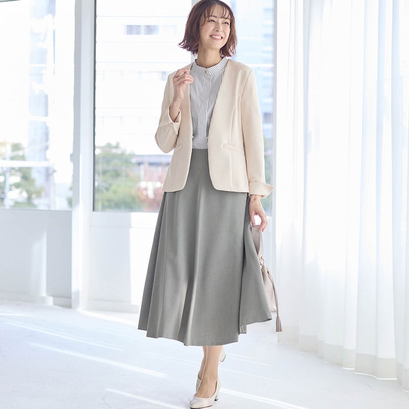 モデル身長169cm／M・股下68cm ※ジャケットのみ着用