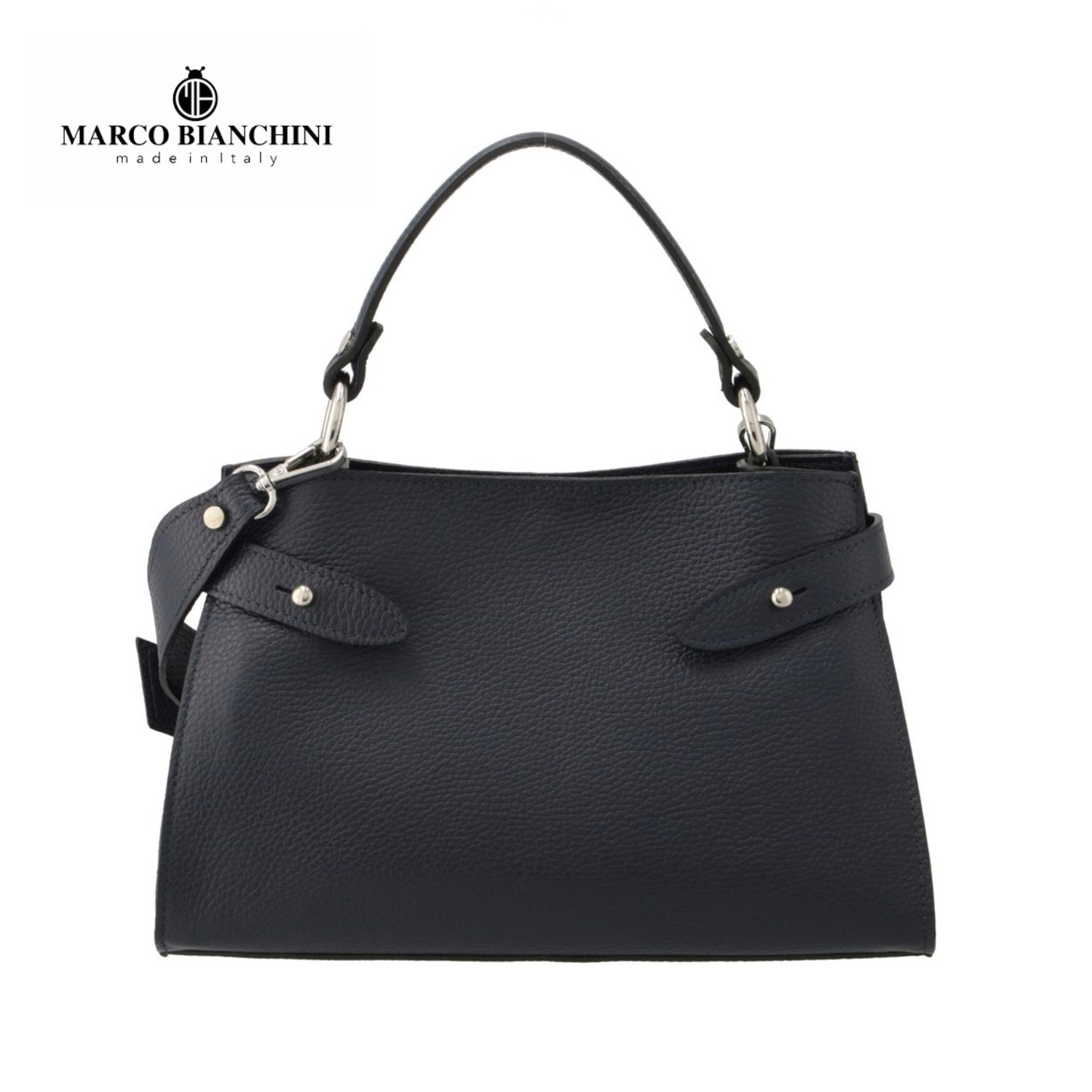 【マルコビアンキーニ/MARCO BIANCHINI】本革手提げバッグ(2WAY)