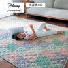 【ディズニー/Disney】ワッフル織のキルトラグ「ミッキーモチーフ」