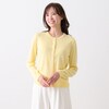 【ベルメゾン】パール調釦カーディガン