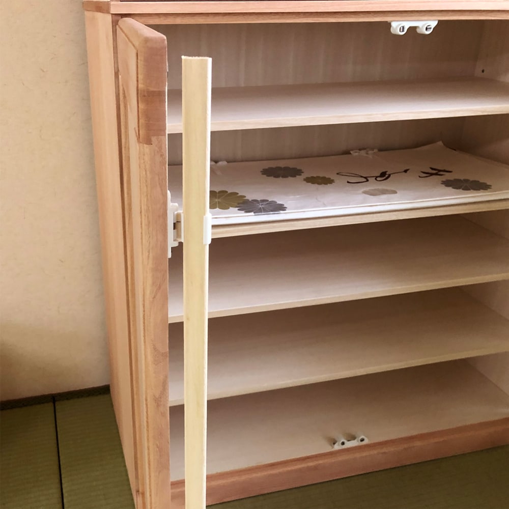 扉にはホコリ除け付き